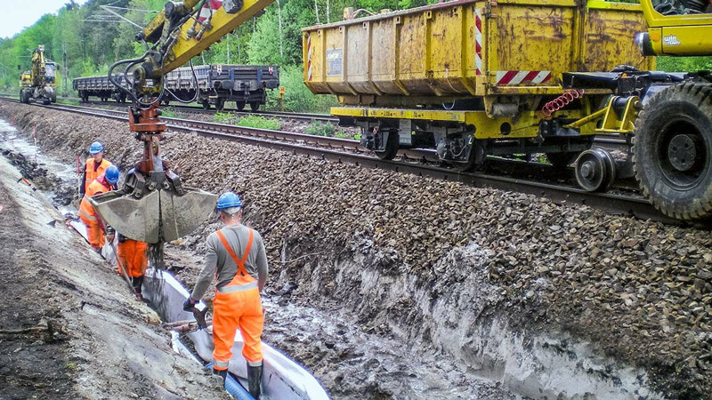 Filtracioni elementi u drenažnim sistemima železničke konstrukcije